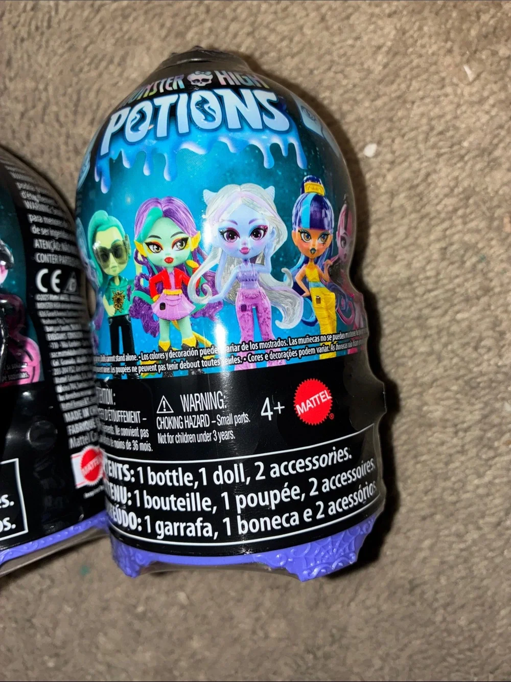 monster high Potions Surprise Dolls - Teal, Purple, Pink Accents